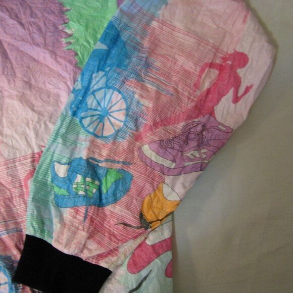 Vintage Graphic Jackets Neon Color Block Jacket - Picture 4 of 10